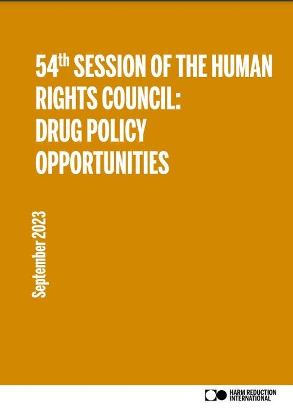 54th session of the Human Rights Council: Drug policy opportunities
