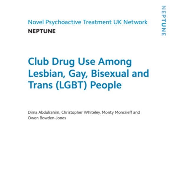 Club drug use among lesbian, gay, bisexual and trans (LGBT) people