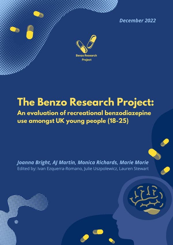  The Benzo Research Project: ​An evaluation of recreational benzodiazepine use amongst UK young people (18-25)