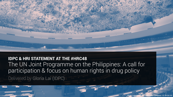 Declaración sobre la situación de los derechos humanos en Filipinas - 48º período de sesiones del Consejo de Derechos Humanos