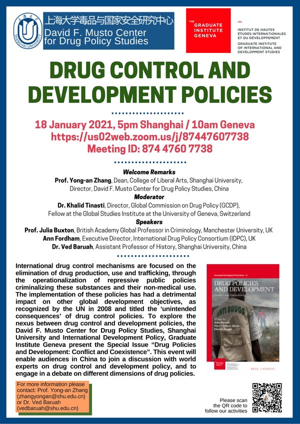 Drug control and development policies