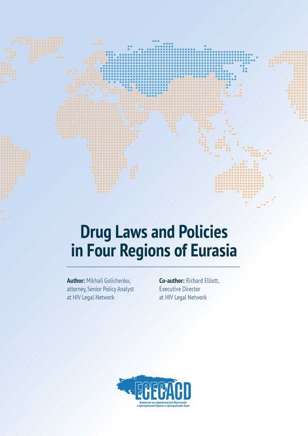 Leyes y políticas referidas a drogas en cuatro regiones de Eurasia