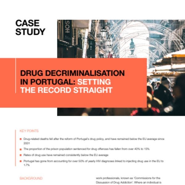 Décriminalisation des drogues au Portugal : Remettre les pendules à l’heure