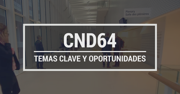 CND 64: Temas clave y oportunidades