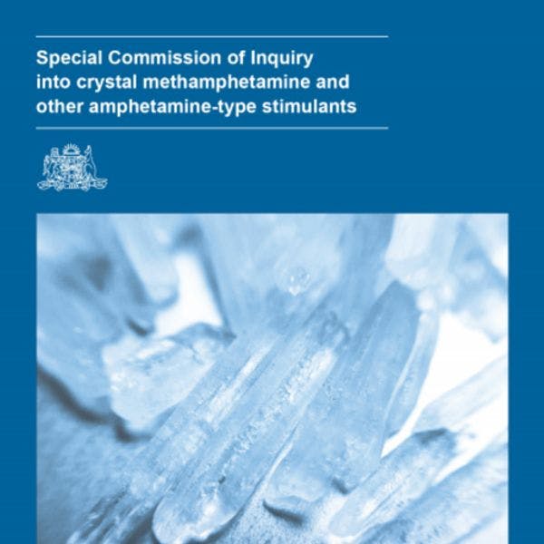 Informe de la Comisión especial de investigación sobre la metanfetamina cristalina y otros estimulantes de tipo anfetamínico