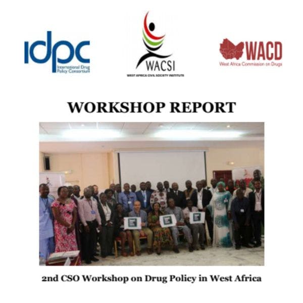 Informe de la segunda formación sobre la política de drogas en África Occidental (13 a 14 de octubre 2015)