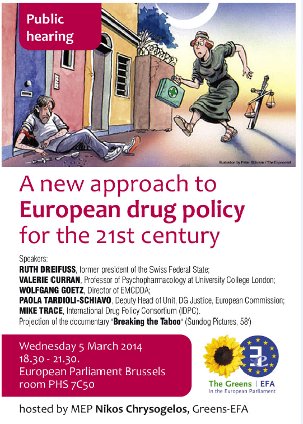 Une nouvelle approche politique européenne vis-à-vis des drogues pour le 21ème siècle