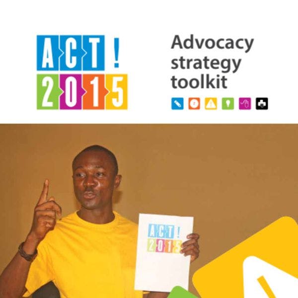 Guía sobre estrategias de incidencia en materia de VIH y la agenda de los ODM después de 2015