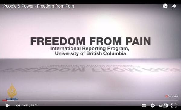 Documental: “Libre de dolor”