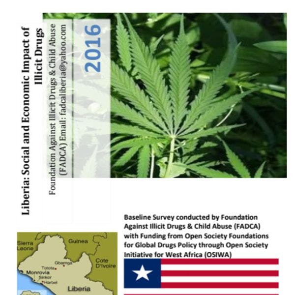 Libéria : Impact social et économique des drogues illégales – rapport d’enquête de référence