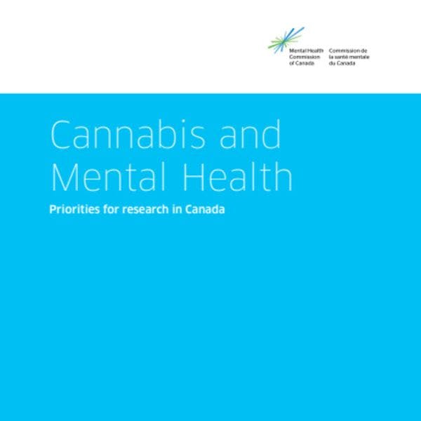 Cannabis and mental health - Priorities for research in Canada