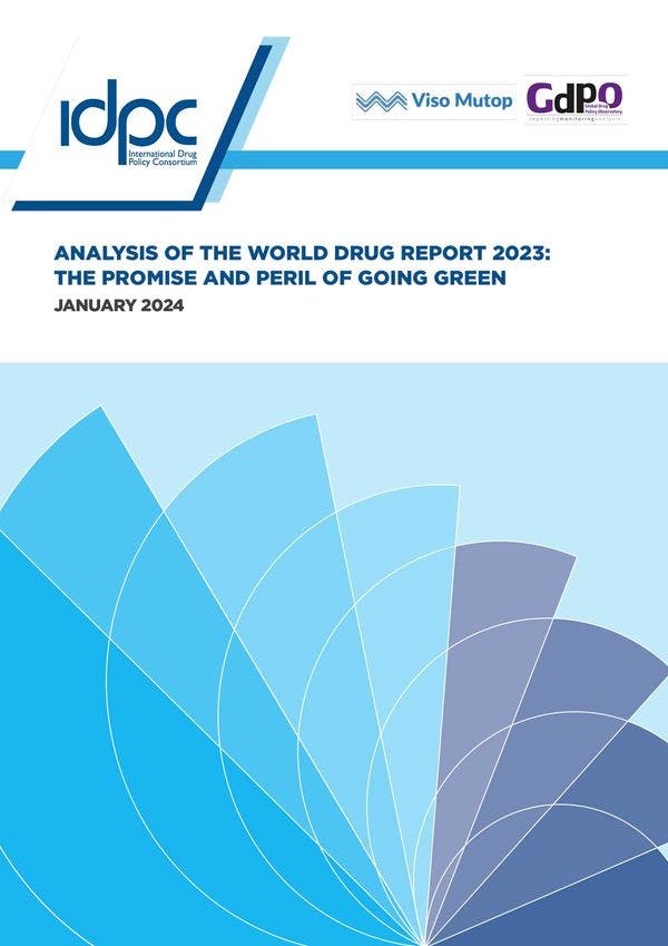 Analysis of the World Drug Report 2023: The promise and peril of going green