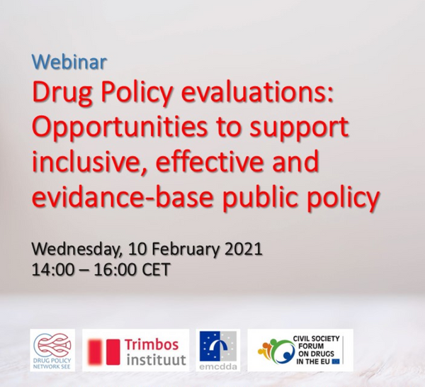 Drug Policy evaluation: Opportunities to support inclusive, effective and evidence-based public policy