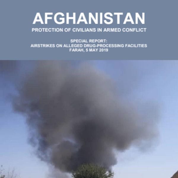 Afghanistan: Protection on civilians in armed conflict