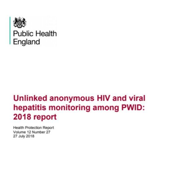 Unlinked anonymous HIV and viral hepatitis monitoring among PWID: 2018 report