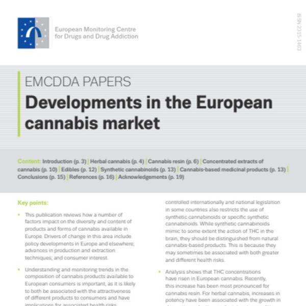 Developments in the European cannabis market