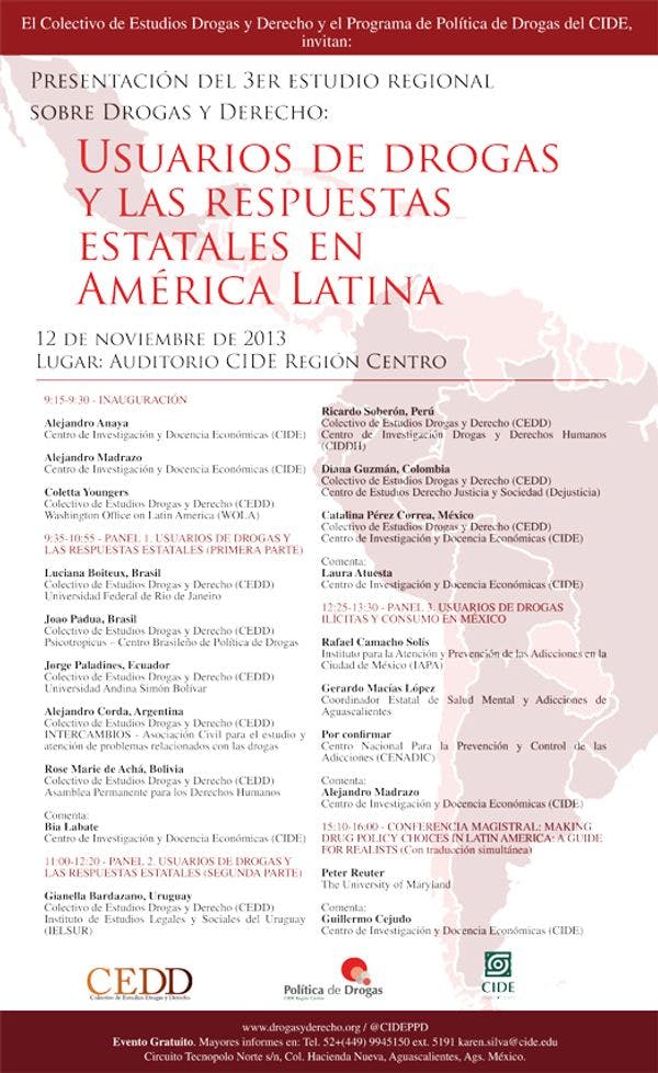 Usuarios de drogas y las respuestas estatales en América Latina
