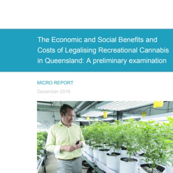The economic and social benefits and costs of legalising recreational cannabis in Queensland: A preliminary examination