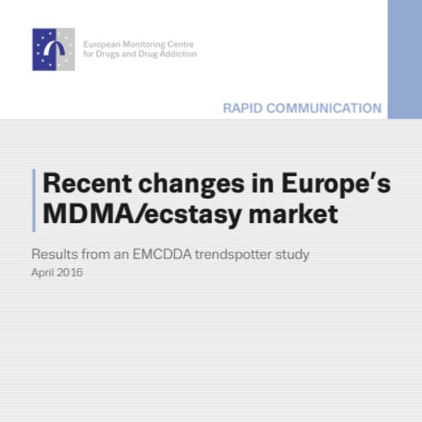 Cambios recientes en el mercado europeo del MDMA/éxtasis