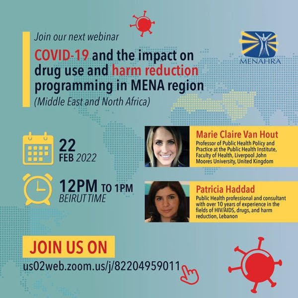 COVID-19 and the impact on drug use and harm reduction programming in the Middle East and North Africa (MENA) region
