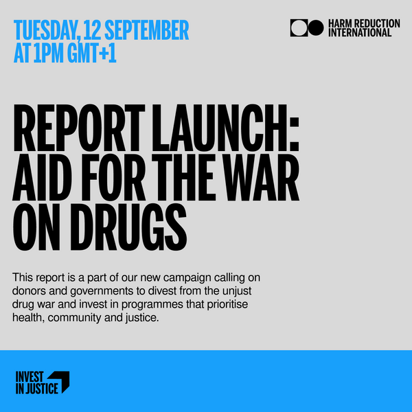 'Aid for the war on drugs' - Report launch