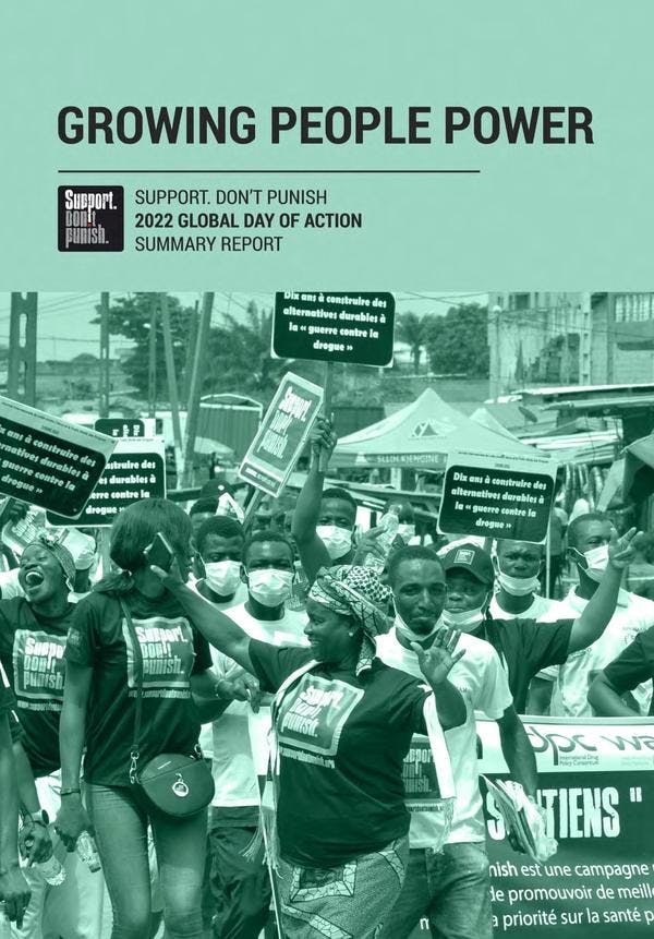 Reforzar el poder de la gente: Resumen del Informe sobre el Día de Acción Mundial de la campaña Apoye. No Castigue 2022