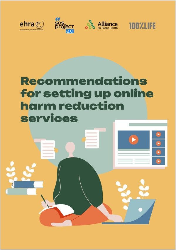 Recommendations for setting up online harm reduction services