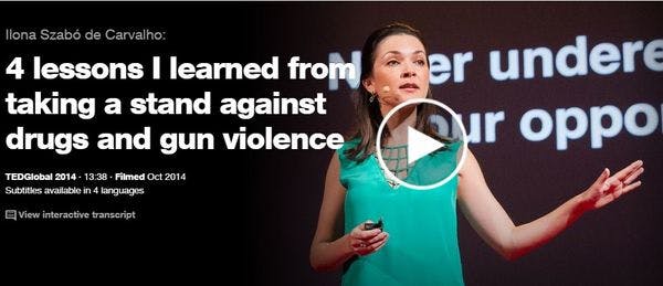 Four lessons I learned from taking a stand against drugs and gun violence