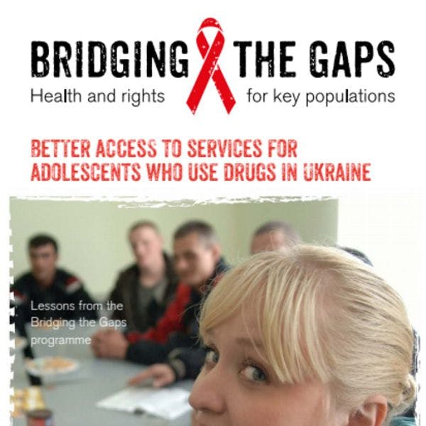 Better access to services for adolescents who use drugs in Ukraine 