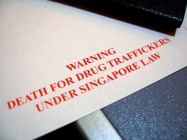 Singapour vient de condamner à mort un trafiquant de drogue via Zoom