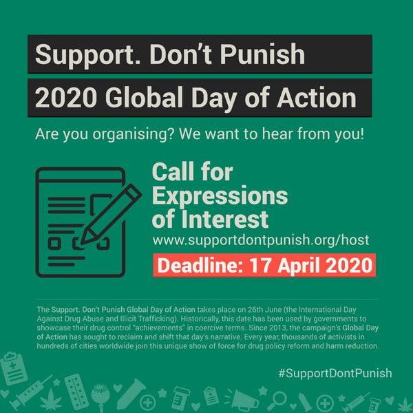 2020 Support. Don't Punish Global Day of Action