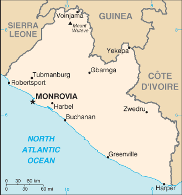 La Comisión de Drogas de África Occidental visita Liberia