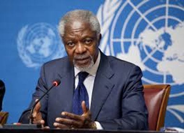 Kofi Annan on why it's time to legalise drugs