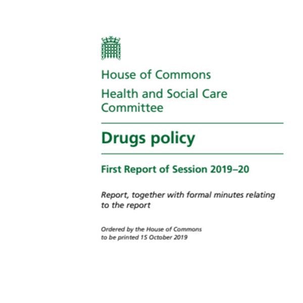 UK House of Commons Health and Social Care Committee report on drug policy