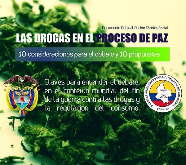 Las drogas en el proceso de paz en Colombia