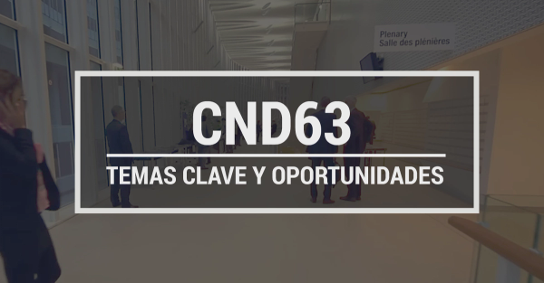 CND 63: Temas clave y oportunidades