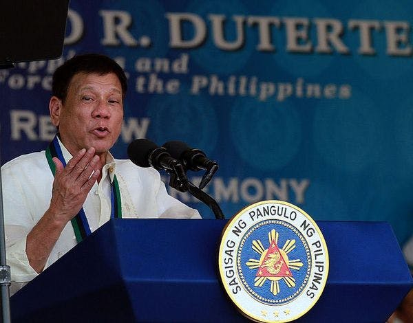 Duterte responde a la CPI que continuará la "guerra contra las drogas"