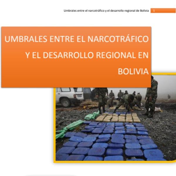 Umbrales entre el narcotráfico y el desarrollo regional en Bolivia
