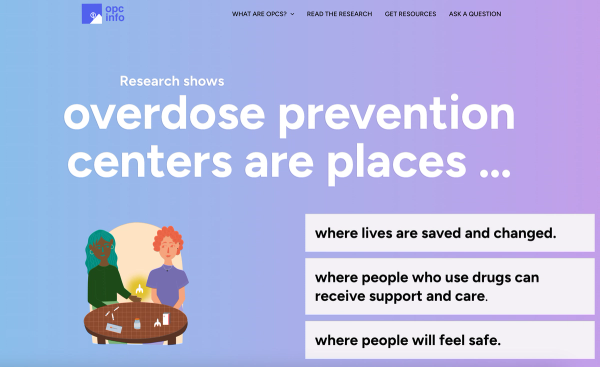 OPC info: A new online resource on overdose prevention centres