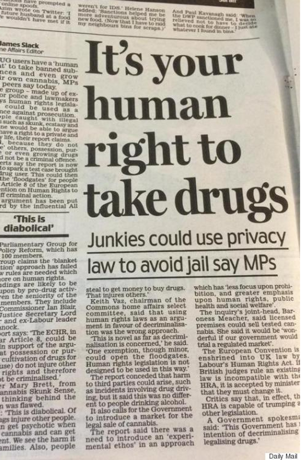 Why the press was wrong about changing drug laws based on human rights