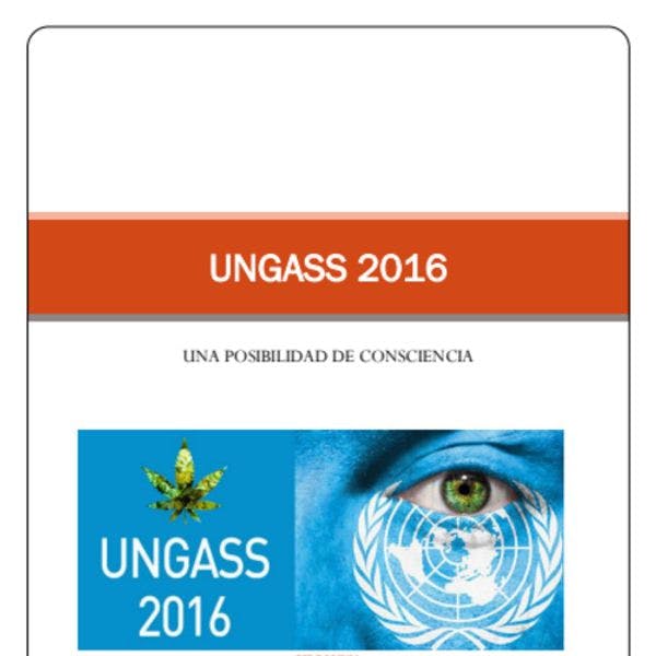 UNGASS 2016: Una posibilidad de consciencia
