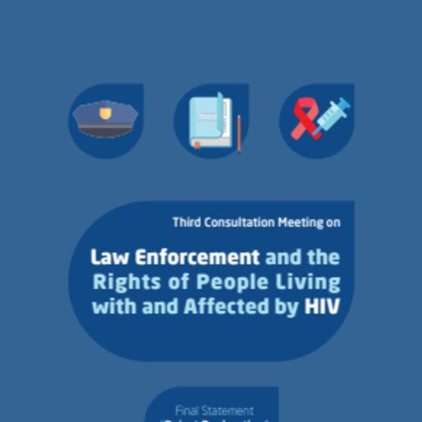 Fuerzas policiales y derechos de las personas que viven con / afectadas por el VIH
