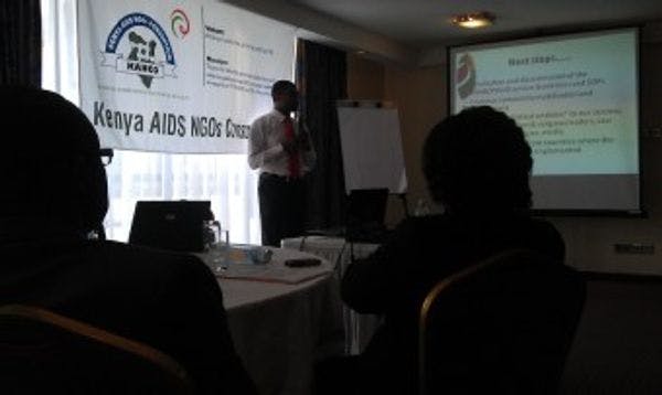 Harm reduction donor coordination meeting in Kenya