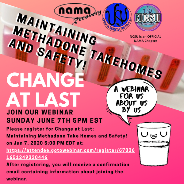 Change at last: Maintaining methadone take-homes (Recording available)