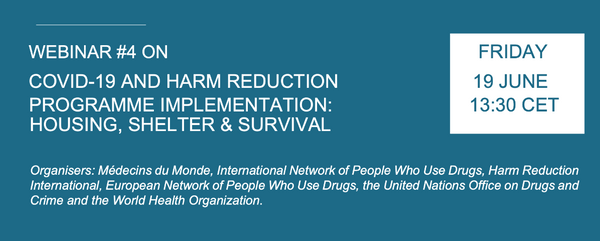 Webinar #4 on COVID-19 and Harm Reduction Programme Implementation