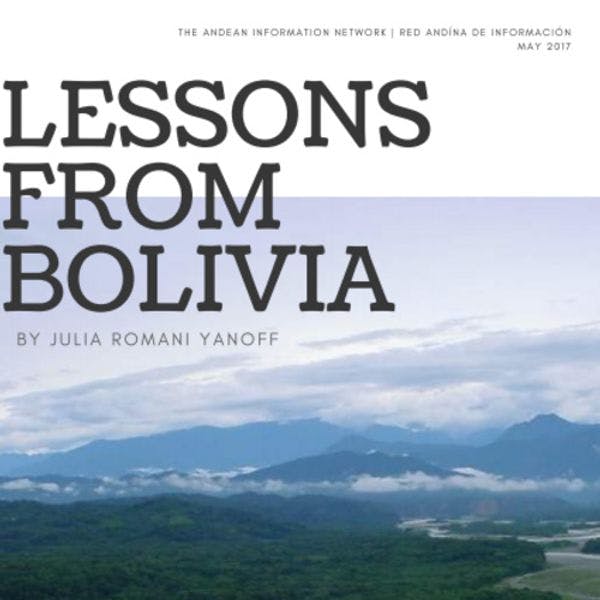 Lessons from Bolivia