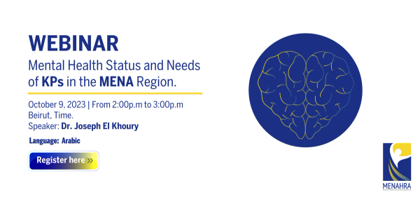 Mental health status and needs of key populations in the MENA region