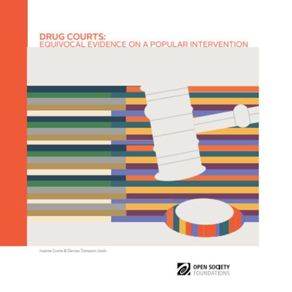 Les tribunaux spécialisés en matière de drogues: preuves sur une intervention populaire