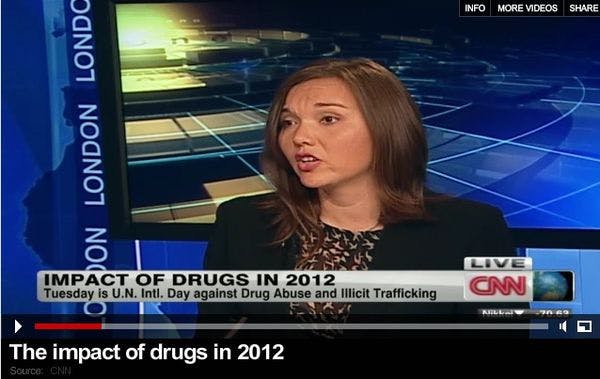 IDPC on CNN discussing the impact of drugs in 2012