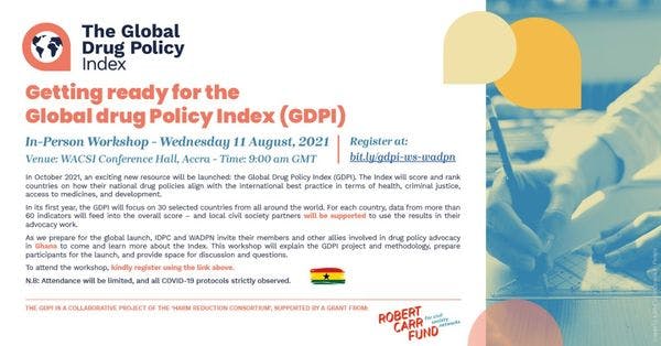 Getting ready for the Global Drug Policy Index (GDPI) - Ghana